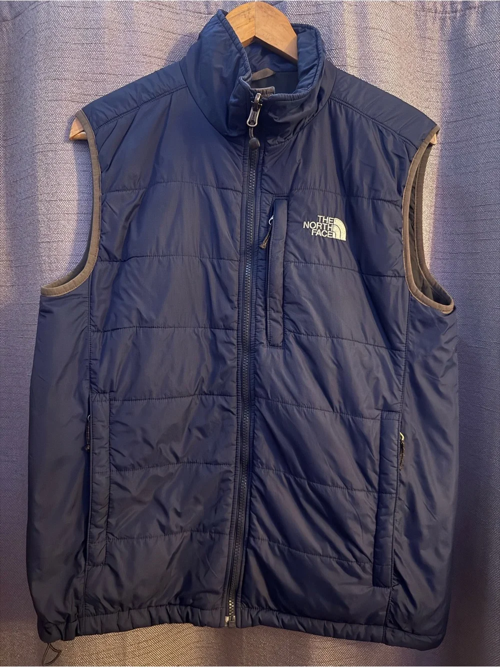 The North Face Men's Dark Blue Quilted Vest